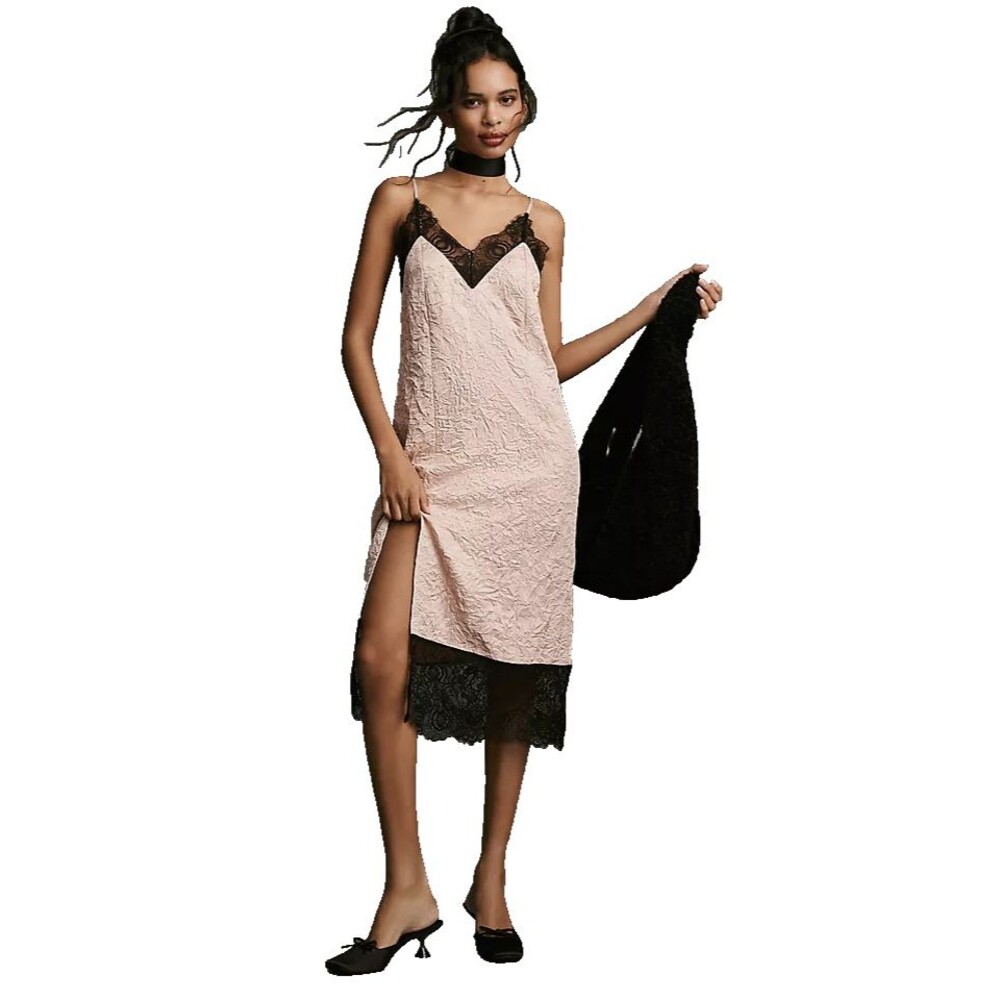 Anthropologie Baum und Pferdgarten Women’s Aleza Slip Midi Dress size 42/10US
